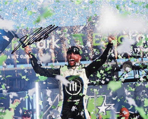 Elevate your collection with this exclusive Ross Chastain Victory Lane photo – a must-have for dedicated racing enthusiasts.