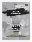 Exclusive Rusty Wallace Autographed 2022 Donruss Racing RACE KINGS (Red Parallel) Insert Card #048/299, Limited Edition Memorabilia