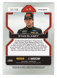 Ryan Blaney Autographed 2022 Panini Prizm Racing CAROLINA BLUE SCOPE PRIZM Insert Trading Card - Limited Edition Collectible - COA Included - Ideal Gift for Fans and Collectors