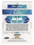 Exclusive Ryan Blaney Signed NASCAR Trading Card - 2023 Donruss RACE KINGS Insert - Authenticated COA - Protective Packaging Included