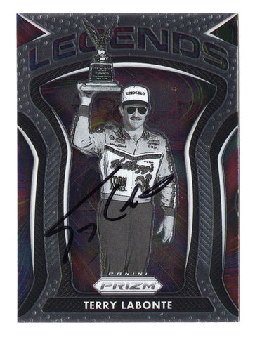 Authentic Terry Labonte Signed NASCAR Memorabilia Trading Card, COA Included for Assurance, Great Gift Idea