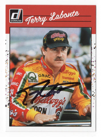 Autographed Terry Labonte 2023 Donruss Racing Retro (#5 Kelloggs Team) Trading Card - NASCAR Collectible Memorabilia