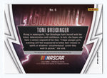 Toni Breidinger signed 2023 Lightning Prizm NASCAR card from Panini Chronicles Racing, authenticated by Panini America Inc. This rare card includes a lifetime guarantee, making it an excellent collectible or gift for fans of motor racing.