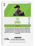 Exclusive Ty Gibbs Autographed NASCAR Collectible - 2022 Panini Chronicles Phoenix Racing BLUE PARALLEL Insert - Limited to 199 - COA Included - New Toploader and Soft Sleeve