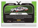 Ty Gibbs 2022 Panini Chronicles Racing OBSIDIAN Autographed Collectible - Genuine NASCAR Trading Card - COA Included - Ideal Gift for Racing Enthusiasts - Limited Availability