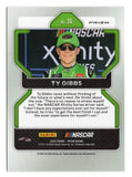 Ty Gibbs 2022 Panini Prizm Racing SILVER PRIZM Insert Autographed Collectible - Limited Edition NASCAR Trading Card - COA Included - Encased in Toploader and Soft Sleeve - Highly Sought-After Item