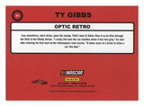 Ty Gibbs 2023 Donruss Optic Racing RETRO Autographed Collectible - Genuine NASCAR Trading Card - Certificate of Authenticity Included - Ideal Gift for Racing Fans