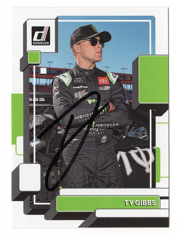 Rare Signed Ty Gibbs Racing Card - Authentic Autograph - Rookie Season Commemorative - Limited Edition NASCAR Memorabilia