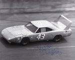 Authentic 1970 Richard Petty #43 STP Racing Plymouth Superbird 8x10 glossy photo, signed by the legendary driver. Complete with a Certificate of Authenticity (COA), this rare piece makes an amazing gift for NASCAR fans or collectors and is guaranteed authentic.