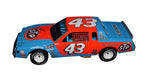 Detailed view of the 1981 Richard Petty #43 STP Racing diecast car, signed by Richard Petty. Limited to 708 pieces, featuring a Certificate of Authenticity and a lifetime authenticity guarantee. Perfect for any NASCAR memorabilia collection.