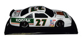 1989 Rusty Wallace #27 Kodiak Winston Cup Champion diecast, signed by Wallace. Limited edition of 6,210 pieces with black window bank design, includes COA and lifetime authenticity guarantee, perfect for collectors.