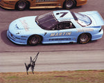 Mark Martin autographed photo from his 1995 IROC Series Championship, featuring the #7 True Value Firebird. Includes COA, making it an ideal gift for NASCAR fans.