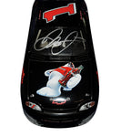 Celebrate Dale Earnhardt Jr.’s international race with this signed 1998 #1 Coca-Cola Racing diecast. Featuring the Polar Bear design, this 1/24 scale model is a rare collectible that comes with a Certificate of Authenticity (COA), perfect for any NASCAR enthusiast.