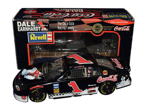 Autographed 1998 Dale Earnhardt Jr. #1 Coca-Cola Racing Japan Race diecast car. This collectible, signed through exclusive public and private signings with HOT Pass access, includes a Certificate of Authenticity and a lifetime authenticity guarantee. Ideal gift for NASCAR fans and collectors.