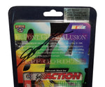 This rare autographed 1998 Jeff Gordon DuPont Racing CHROMALUSION diecast car captures the vibrant color-shifting paint and high-quality detailing. Signed by Jeff Gordon and includes a COA, making it an excellent gift for NASCAR fans and collectors alike.