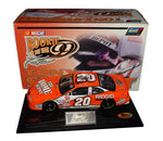 Autographed 1999 Tony Stewart #20 The Home Depot Rookie of the Year diecast car, signed by Stewart and one of only 7,500 produced. Comes with COA and lifetime authenticity guarantee.