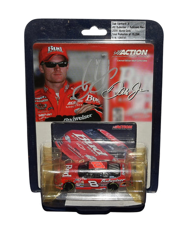 Autographed 2000 Dale Earnhardt Jr. #8 Budweiser Racing Richmond Race No Bull Car 1/64 scale diecast. Featuring detailed design and vibrant colors, this limited edition collectible includes a Certificate of Authenticity (COA), making it the perfect gift for NASCAR fans and collectors.