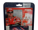 This autographed 2000 Dale Earnhardt Jr. Budweiser Racing Richmond Race diecast car commemorates the “No Bull Car” with stunning paintwork and Jeff Gordon’s signature. Comes with a COA, making it an ideal gift for NASCAR enthusiasts and diecast collectors.