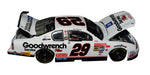 Celebrate the legacy of Dale Earnhardt Sr. with this signed 2001 Kevin Harvick rookie season diecast. The black numbers and tribute design add to its authenticity, with COA and lifetime guarantee.