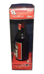 Authentic Action 1/64 scale Dale Jr. #8 Budweiser car housed inside a bottle, personally autographed and COA-certified. This rare and eye-catching collectible honors NASCAR's past and makes a unique gift for racing fans or Dale Jr. supporters. A standout piece for any memorabilia display shelf.