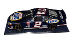 2002 Rusty Wallace #2 Miller Lite Racing diecast, signed by Wallace. Limited to just 1,608 pieces. RCCA Elite 1/24 scale model with COA, perfect for collectors.