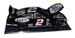 2002 Rusty Wallace #2 Miller Lite Racing diecast, signed by the NASCAR legend himself. Includes COA, limited to 1,608 cars, and a lifetime authenticity guarantee.