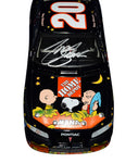 Signed 2002 Tony Stewart #20 Home Depot “Search for the Great Pumpkin” diecast car. Only 2,508 made, with COA and lifetime authenticity guarantee, perfect for collectors.