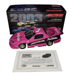 This autographed 1/24 scale diecast of Jimmie Johnson's 2003 #7 True Value IROC Series Brickyard Win is one of only 3,144 produced. Featuring Johnson's signature and exceptional detail, it includes a Certificate of Authenticity, making it a rare and valuable addition to any NASCAR collection.