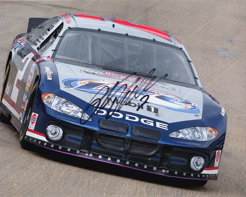 Rusty Wallace 2003 signed NASCAR photo, showing the #2 Miller Lite Racing car taking a Victory Lap. Comes with COA and is an ideal gift for racing fans and collectors.