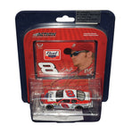Autographed 2004 Dale Earnhardt Jr. #8 Budweiser Born on Date Daytona Car 1/64 scale diecast. This collectible celebrates Dale Jr.'s legacy with his birthdate (Feb. 7th) and comes with a Certificate of Authenticity (COA). A great gift for NASCAR fans.