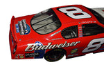 Own a piece of sports history with this autographed 2004 Dale Earnhardt Jr. #8 Budweiser diecast, commemorating the MLB World Series. Signed by Dale Jr. and featuring detailed livery, this limited edition model includes a COA and is a great gift for NASCAR and MLB fans.