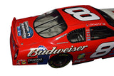Own a piece of sports history with this autographed 2004 Dale Earnhardt Jr. #8 Budweiser diecast, commemorating the MLB World Series. Signed by Dale Jr. and featuring detailed livery, this limited edition model includes a COA and is a great gift for NASCAR and MLB fans.