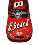 2004 Dale Earnhardt Jr. #8 Budweiser Racing Happy Father's Day diecast car, signed by Dale Earnhardt Jr. This collectible includes a Certificate of Authenticity and a lifetime authenticity guarantee. Perfect for any NASCAR memorabilia collection.