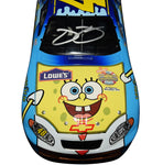 Featuring vibrant SpongeBob-themed graphics and high-end Action Racing detail, this 1/24 scale diecast is signed by Jimmie Johnson and comes with a COA. It’s part of a rare run of just 3,396 pieces, making it a valuable and fun gift for diecast collectors and NASCAR fans.