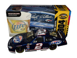 This autographed 1/24 scale diecast of Rusty Wallace’s 2004 #2 Miller Lite Racing NEXTEL Inaugural Season car is limited to only 2,004 units. Signed by Wallace and featuring a Certificate of Authenticity, this rare collectible is a must-have for NASCAR fans and diecast collectors alike.