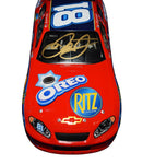Celebrate NASCAR history with this autographed 2005 Dale Earnhardt Jr. #81 Oreo/Ritz Racing diecast. Signed by Earnhardt Jr., this 1/24 scale model features stunning detailing and comes with a Certificate of Authenticity, perfect for fans and collectors alike.