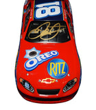 Celebrate NASCAR history with this autographed 2005 Dale Earnhardt Jr. #81 Oreo/Ritz Racing diecast. Signed by Earnhardt Jr., this 1/24 scale model features stunning detailing and comes with a Certificate of Authenticity, perfect for fans and collectors alike.
