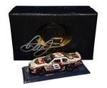 This autographed 2005 Dale Earnhardt Jr. #8 Budweiser Born on Date RCCA Elite 1/64 scale NASCAR diecast car is signed by Dale Jr. and features the iconic Budweiser livery. It comes with a Certificate of Authenticity (COA) for signature validation.