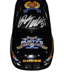 This rare autographed 1/24 scale diecast of Rusty Wallace’s 2005 #2 Rusty’s Last Call Team Penske car celebrates his final season in NASCAR. With only 5,412 produced, this signed model comes with a Certificate of Authenticity and makes a great gift for racing fans and collectors.