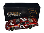 This signed Dale Earnhardt Jr. 2007 Budweiser Liquid Color diecast features a vivid red metallic finish and authentic detailing. It’s a rare collectible with only 3,000 made, hand-signed and numbered with a COA. A great gift for dedicated NASCAR collectors.