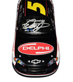 Limited to 300 pieces, this Dale Jr. #5 Delphi Racing Nationwide diecast is hand-signed and numbered 236. Detailed and vibrant, it captures the spirit of NASCAR racing and comes with a COA. A perfect collectible and gift for enthusiasts.