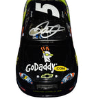 A rare Dale Jr. #5 GoDaddy Racing Nationwide diecast, hand-signed and numbered 186 out of 300. This 1/24 scale diecast offers authentic graphics and craftsmanship, making it a prized NASCAR collectible and a thoughtful gift for race enthusiasts.