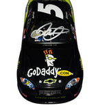 A rare Dale Jr. #5 GoDaddy Racing Nationwide diecast, hand-signed and numbered 186 out of 300. This 1/24 scale diecast offers authentic graphics and craftsmanship, making it a prized NASCAR collectible and a thoughtful gift for race enthusiasts.