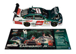 A rear view of the autographed 2008 Dale Earnhardt Jr. #88 AMP Racing Daytona Twin 150 Win diecast, highlighting the realistic raced version details. With only 8,888 produced and signed by Dale Earnhardt Jr., this car is a limited edition piece that makes an excellent gift for any NASCAR enthusiast.