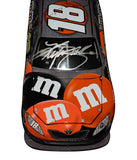 Unique 2008 Kyle Busch #18 M&M's Racing Halloween Car. Hand-signed NASCAR diecast with Halloween-themed M&M's livery on Toyota COT Camry. Rare collectible, only 2,668 produced. Comes with JSA Certificate of Authenticity. A thoughtful and exciting gift for NASCAR and Halloween fans.