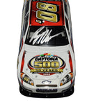 Celebrate the 50th Anniversary of the Daytona 500 with this autographed Ryan Newman #08 White Program Car diecast. Limited edition and officially authenticated, it boasts detailed graphics and makes an ideal gift for racing enthusiasts.