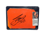 2008 Tony Stewart #20 Home Depot race-used sheet metal in 2-color orange, signed by Stewart. This rare Michigan Speedway collectible is perfect for display and comes with a COA for authenticity.