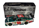 Autographed 1/24 scale NASCAR diecast of Dale Earnhardt Jr.’s 2010 #88 AMP Energy Racing car, featuring accurate sponsor logos, race-trim detailing, and COT body styling. A collectible treasure signed by Dale Jr. himself. This limited-edition piece is perfect for display and makes a great gift for NASCAR fans and collectors.