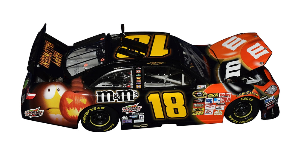 2010 Signed Kyle Busch #18 M&M's Halloween NASCAR Diecast #642 of