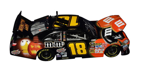 2010 Signed Kyle Busch #18 M&M's Halloween NASCAR Diecast #642 of